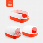 T&auml;ielikult suletud lemmiklooma kassipoja pritsmevastane sisek&auml;imla puhas liivaalus kraanikausi puhastustarbed kassidele 42*32*28cm