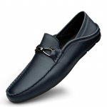 Meeste Jalan&otilde;ud Vabaaja Mokassiinid Meeste Ehtne Nahk Luksusbr&auml;nd Meeste Slip-on Korterid Mood Hingavad S&otilde;idujalan&otilde;ud K&otilde;rge Kvaliteet 37 sinine