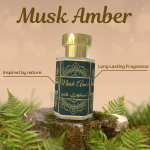 Musk amber &ndash; Premium unisex Perfume Oil &ndash; Long Lasting &ndash; Non-Alcoholic &ndash; Rich Oriental Fragrance Pack= 5ml