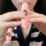 Kazoo Adjustable Tone Easy to Carry Party Favors Musical Accompaniment with Hanging Rope for pink