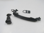 For Nissan Primera P12 2003 2008 Rear Door Exterior Opening Handle Right Black Painted Type Hushan