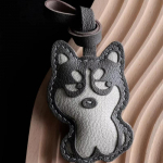 Husky high-end keychain men's couple personalized creative handmade pendant