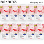 10 tk/partii Kaubam&auml;rk Niatsiinamiid Sleeping Mask Shrink Pore Mask Niisutav &Uuml;hekordne mask Nahahooldus Paranda karedust Brighten 20