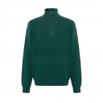 Polo Ralph Lauren Ss23 &Uuml;hev&auml;rviline Logoga Tikandiga Poollukuga Kampsun Meeste kampsun Roheline 710777743-013 M