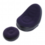 T&auml;ispuhutav diivanitool Stiilne lihtne ja pehme flokeeriv Blow Up lamamistool koos jalustraamiga elamiseks