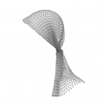 Rhinestone'idega piraadim&uuml;ts elastse snood-sall-m&uuml;tsiga, maskeraadiballide, cosplay-&uuml;rituste jaoks, v&otilde;rk, &otilde;huline peapael valge