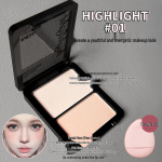 MGL Two-Tone Matte Palette: Wet/Dry Brightening Powder, Highlighter, Contour, and Blush in One.