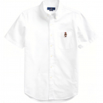 Polo Ralph Lauren &Uuml;hev&auml;rviline tikitud logoga kraega laia varrukaga s&auml;rk Meeste s&auml;rgid Valge MNPOWOV1N820185-999 XS