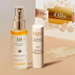 d&rsquo;Alba Original First Mist Serum (50ml) & Valge tr&uuml;hvli toitev huulepalsam (3,6 g)
