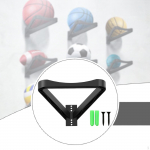 Wall Mount Basketball Holder Easy to Install Sturdy Practical Multipurpose Accessories