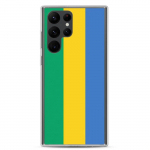 Coque T&eacute;l&eacute;phone - Samsung - Galaxy S22 - Drapeau Gabon - Souple - Mitmev&auml;rviline
