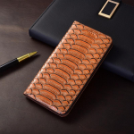 IPhone 16 15 14 11 12 13 Pro Max Plus Mini Flip Ehtsast Nahast Telefoni&uuml;mbris iPhone 16 Pro pruun