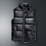 Vest Meeste S&uuml;gis ja Talv Alla Puuvill Mood Varrukateta Meeste L&auml;ikiv Vest Puuvillane Vabaaja Suur Suurus Vest Paks Soe Jakk 8XL must