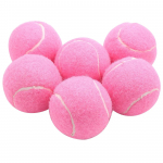 6 tk pakis roosad tennisepallid kulumiskindlad elastsed treeningpallid 66 mm naiste algajate treeningu tennisepall klubi jaoks