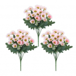 3/15 tk Kunstlill 7 kahvliga UV-kindel V&otilde;lts Plastiklill Kodu Pulmapidu Laua Keskt&uuml;kk Sise- V&auml;lis Faux &Otilde;ie Dekoratsioon