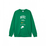 Nike Club Fleece &Uuml;mmarguse kaelusega sviiter kirjadega Meeste pealisr&otilde;ivad Roheline FN2611-365 S