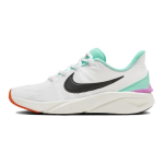 Nike Star Runner 4 GS Valge T&uuml;rkiis T&auml;ielik Oranž Laste Tossud Must Valge HQ1187-101 36