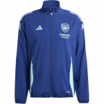 Adidas Arsenal SS24 V&auml;lisriiete Vabaaja T&otilde;mblukuga Jakk Br&auml;ndi Logotr&uuml;kiga Meeste Jakk &Ouml;&ouml;sinine IT2225 2XL