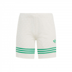 Adidas Originals SS23 Adicolor 70ndate Retro Seeria Logotr&uuml;kiga V&auml;rviplokkidega L&uuml;hikesed P&uuml;ksid Meeste L&uuml;hikesed P&uuml;ksid Beež IP6974 M