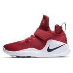 Nike Kwazi Kangast Takjakinnitusega P&otilde;rutuskindlad Libisemiskindlad Vastupidavad Kerged Keskmise K&otilde;rgusega Retro Korvpallijalatsid Meeste toss Valge Punane 844839-602 40.5