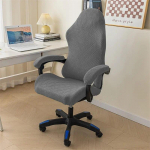 1komplekt spandex kontoritooli kate Stretch arvutim&auml;ngude tooli kate žakaarv&auml;rvi elastne tugitooli istme katted Housse De Chaise With Armrest Cover