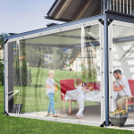 L&auml;bipaistev Veekindel Kate Tent 1,8m 2,4m 3m 4m L&auml;bipaistev Tent Veekindel PVC Vin&uuml;&uuml;l Tent Taimed Tolmukindel Leht Aiam&ouml;&ouml;blile 3x4M