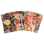 Nippon Chuko Chirimen Assortment 22 x 7 Jaapani k&auml;sit&ouml;&ouml; Chirimen l&otilde;ikuskomplekt, 15cm, t&uuml;kid, S52-102, Tsumami-zaiku