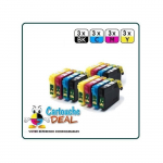 EPSON T1295 : Lot 12 cartouches compatible WorkForce WF3010 WF3520 WF3530 WF3540 WF7015 WF7515 WF7525 T1291 T1292 T1293 T1294