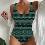 &Uuml;hes t&uuml;kis k&otilde;rge v&ouml;&ouml;kohaga seksikas naiste ujumistrikoo &otilde;huke ja konservatiivne suures suuruses ujumistrikoo Beach Seaside ujumisriided bikiinid 4XL