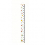 Seinale riputatav laste kasvukava t&auml;pse skaalaga lastetuba magamistuba beebist t&auml;iskasvanuni poiste t&uuml;drukute pikkuse m&otilde;&otilde;tmise joonlaud C