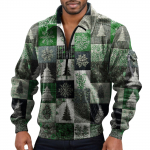 Meeste &uuml;hev&auml;rviline velvetist lukuga kaelusega pikkade varrukatega topp meeste vabaaja rev&auml;&auml;rkrae topp XL