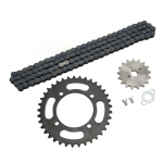 420 Kett 155mm 37T Tagumine 420 17T Esimene Hammasratas Universaalne 50cc kuni 125cc Cross Mini Mootorratastele ATV Kardile
