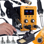 Rosfix S2 Fusion Pro &ndash; Stacja Lutownicza 2w1 | Kuum &otilde;hk 700W | Lutownica 60W | ESD ohutu | 3 Programmy | Kalibracja