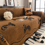 Paks diivanikaitse Pehme lemmikloomas&otilde;bralik multifunktsionaalne diivanir&auml;tik Lihtsalt hooldatav diivanikate elutoa diivanile Armas dekoratiivne disain 180*300cm pruun