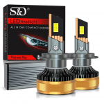 2 tk H1 H4 H7 LED esilaternapirnid Canbus H8 H11 9005 HB3 9006 HB4 9012 Hir2 Turbo Auto Esilatern 140W 60000LM 12V 24V Auto 10 Vasktoru lamp 6000K H7