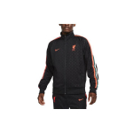 Nike Liverpool N98 Kootud Lukuga Jakk Seisva Krae ja Triibulise Logoga Meeste &Uuml;ler&otilde;ivad Must DB2944-010 M