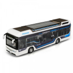 1/50 Luksuslik Uue Energia Elektriline Lennujaama &Auml;ribuss Sulamist Auto Mudel Valatud Metallist Turismilinna Bussi Mudel Heli ja Valgustega Laste M&auml;nguasi Kingitus must