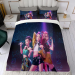 T&uuml;drukule kingitus Laste voodipesuK-Popi deemonik&uuml;tt Microfibre tekikott Magamistoa kaunistus Voodipesukomplektid Padjap&uuml;&uuml;ri komplekt 140x210cm-2pcs