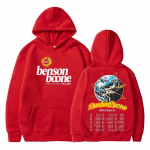 Benson Boone Fireworks & Rollerblades Tour Merch Huppar Naistele Meestele Pikkade Varrukatega Dressipluus Moodne Pullover R&otilde;ivad S