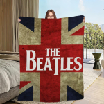 B&auml;nd The B-Beatles-ES Tekk Flaneell soe mugavus pehme pl&uuml;&uuml;sist tekk Piknikuks Voodid Diivanid Kodud Ja Magamistoad 30x40in gray