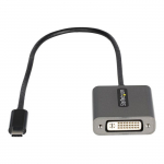 Adaptateur USB C vers DVI Startech CDP2DVIEC Noir