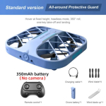 Integreeritud minidroon 4K/8K kaamera ja FPV reaalajas videoedastusega, puldiga juhitav nelikopter 【1】Standard version no camera sinine