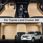 Eritellimusel valmistatud nahast auto p&otilde;randamatid Toyota Land Cruiser Prado 120 2003 2004 2005 2006 2008 vaibad Vaibad jalapadjad Price For 5 seatstdV