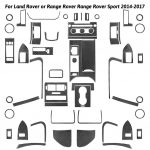 Auto sisekujunduse s&uuml;sinikkiust kleebised Range Rover Range Rover Sport 2014-2017 stiili jaoks type 23