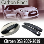 Must s&uuml;sinikkiud Citroen DS3 2009 2010 2011 2012 2013 2014 2015 2016 2017 2018 Auto uksek&auml;epideme kate Auto Handle 2 Door