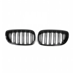 Car Front Bumper Grilles Kidney Racing Grill For BMW 3 series E46 Sedan Touring Facelift 02-06 Double Slat Replacement Grille All Black