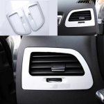 for Renault Koleos for Samsung QM6 2016-2023 Air conditioning outlet decorative frame interior modification Stainlessteel silver