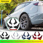 Auto porilapid Tesla mudelile Y 2023 2022 kaitsev poritiib eesmine tagaratta porilaud s&uuml;sinikkiust ABS ilma puurimiseta Model 3eXv