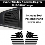 New Quarter Window n Flag Vinyl Decal Sticker For Dodge Charger 2011-