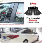 For Hyundai Sonata 10th generation Sonata 8/9/10 modified window trim mirror center pillar sticker 21 Elantra 6pcs